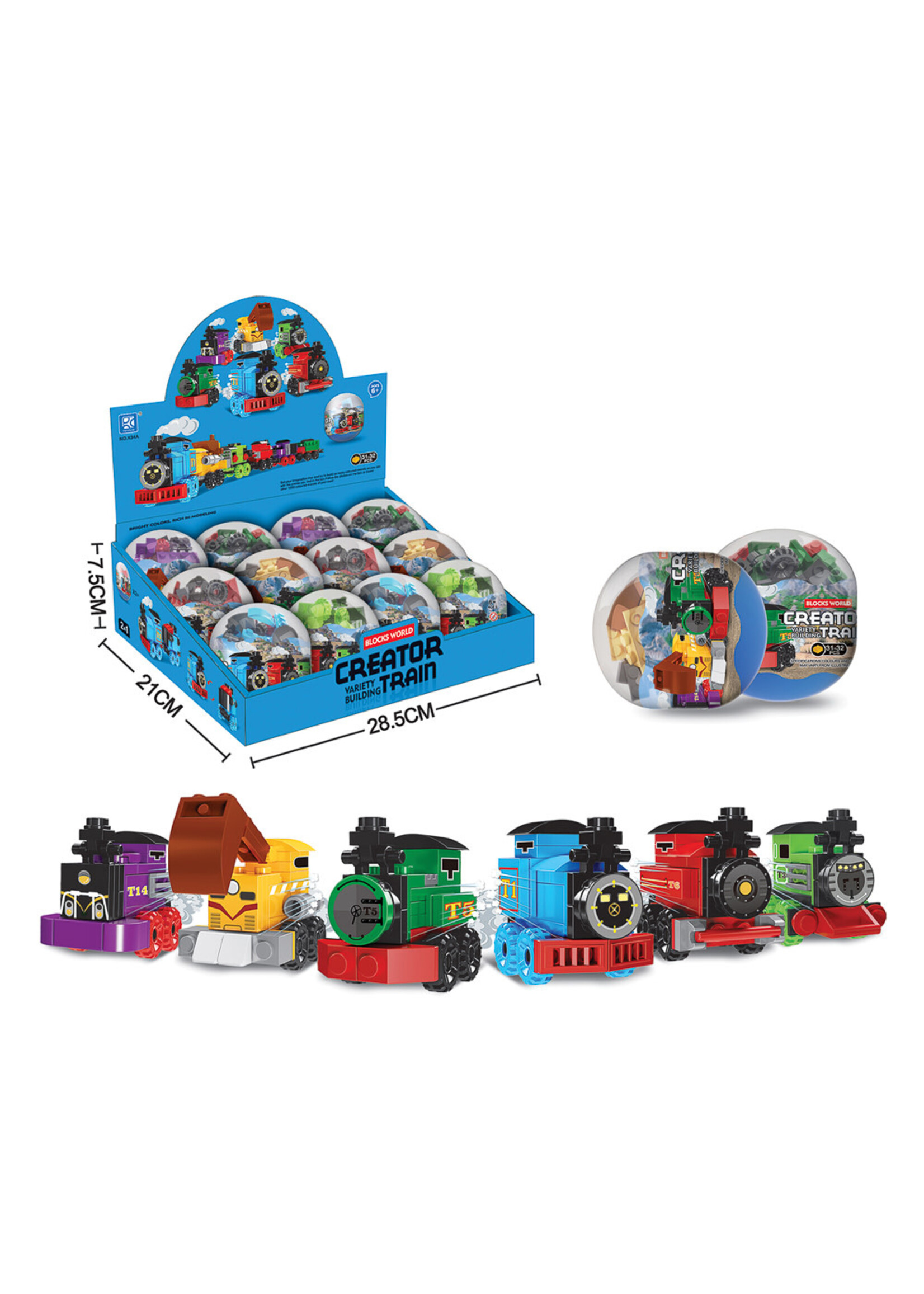 Creator Train Building Blocks