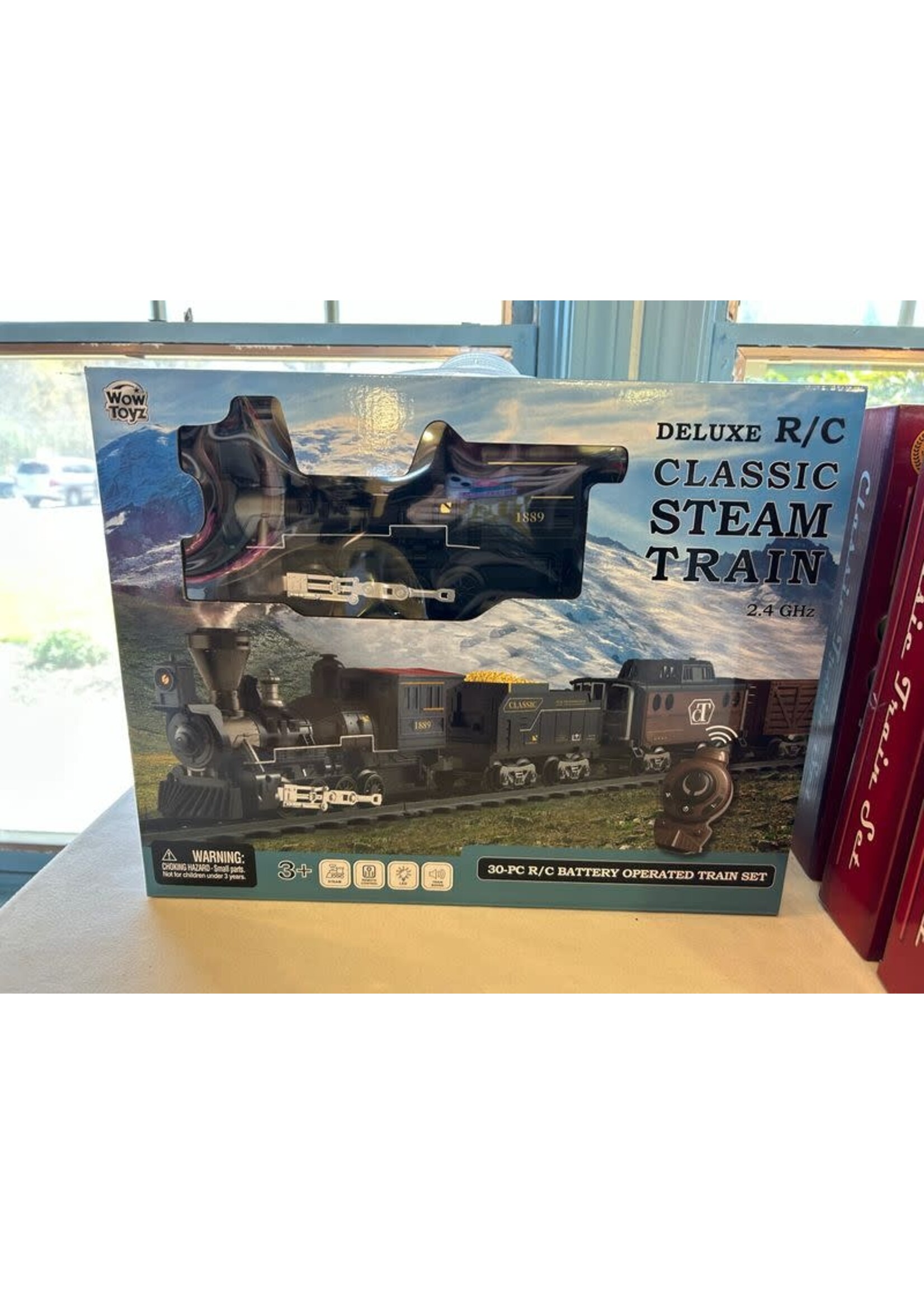 WowToyz Deluxe R/C Classic Steam Train Set (30pc)