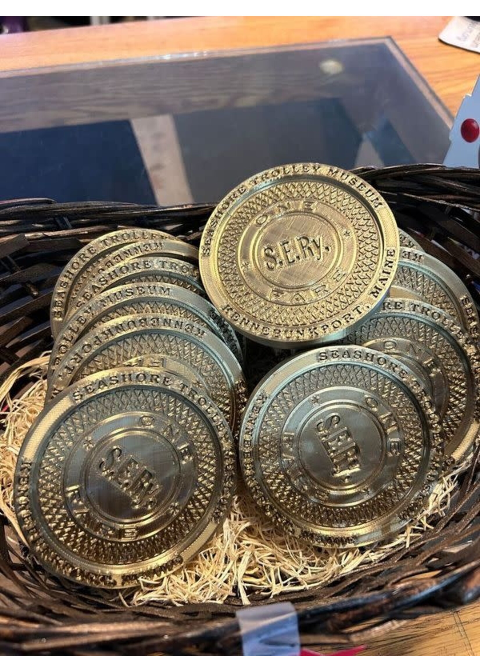 STM Custom 3d Printed Token Coaster