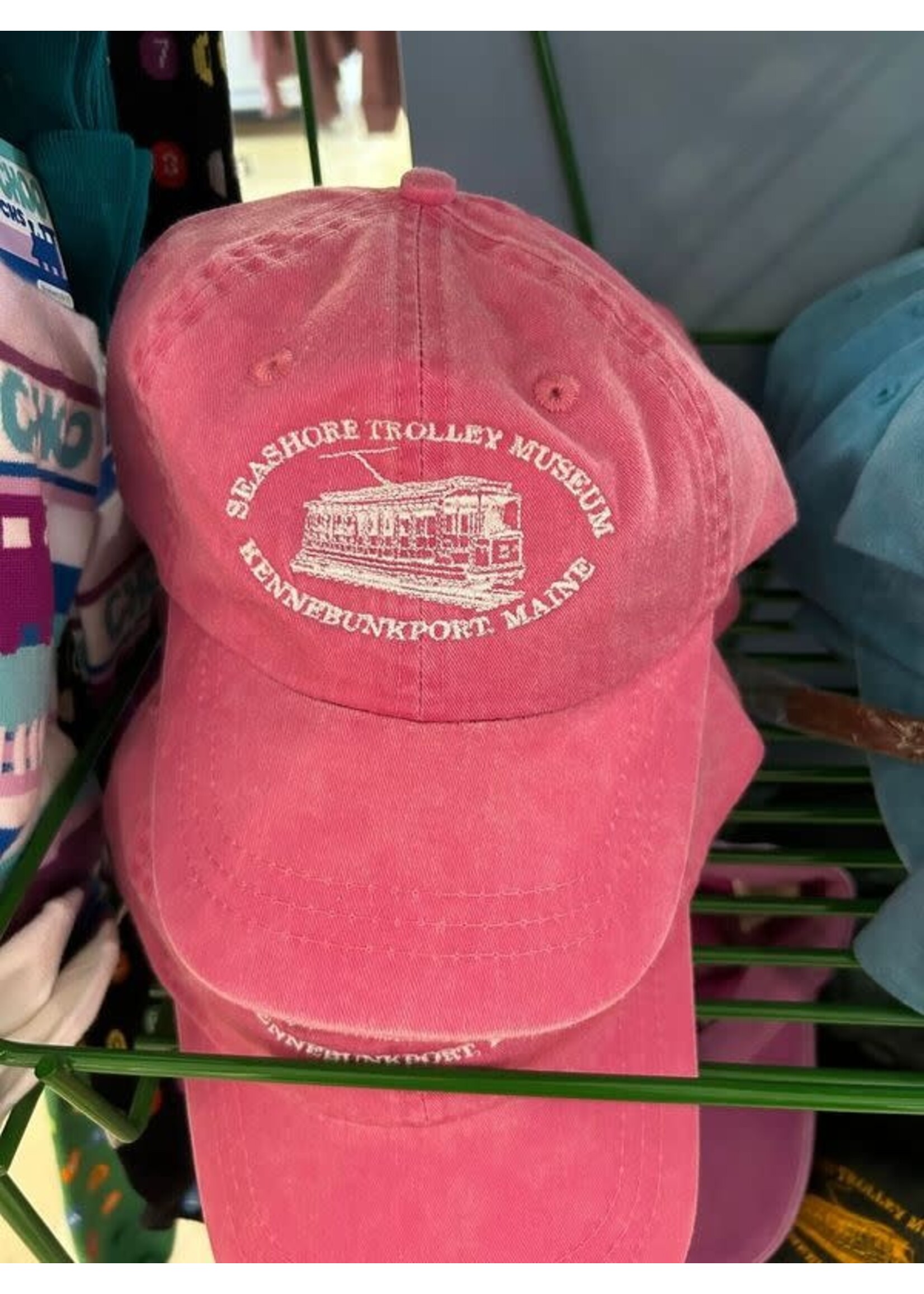 Hot Pink w/White Kids Baseball Hat