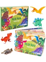 JSBlueRidge Toys Busy Book Dinosaur