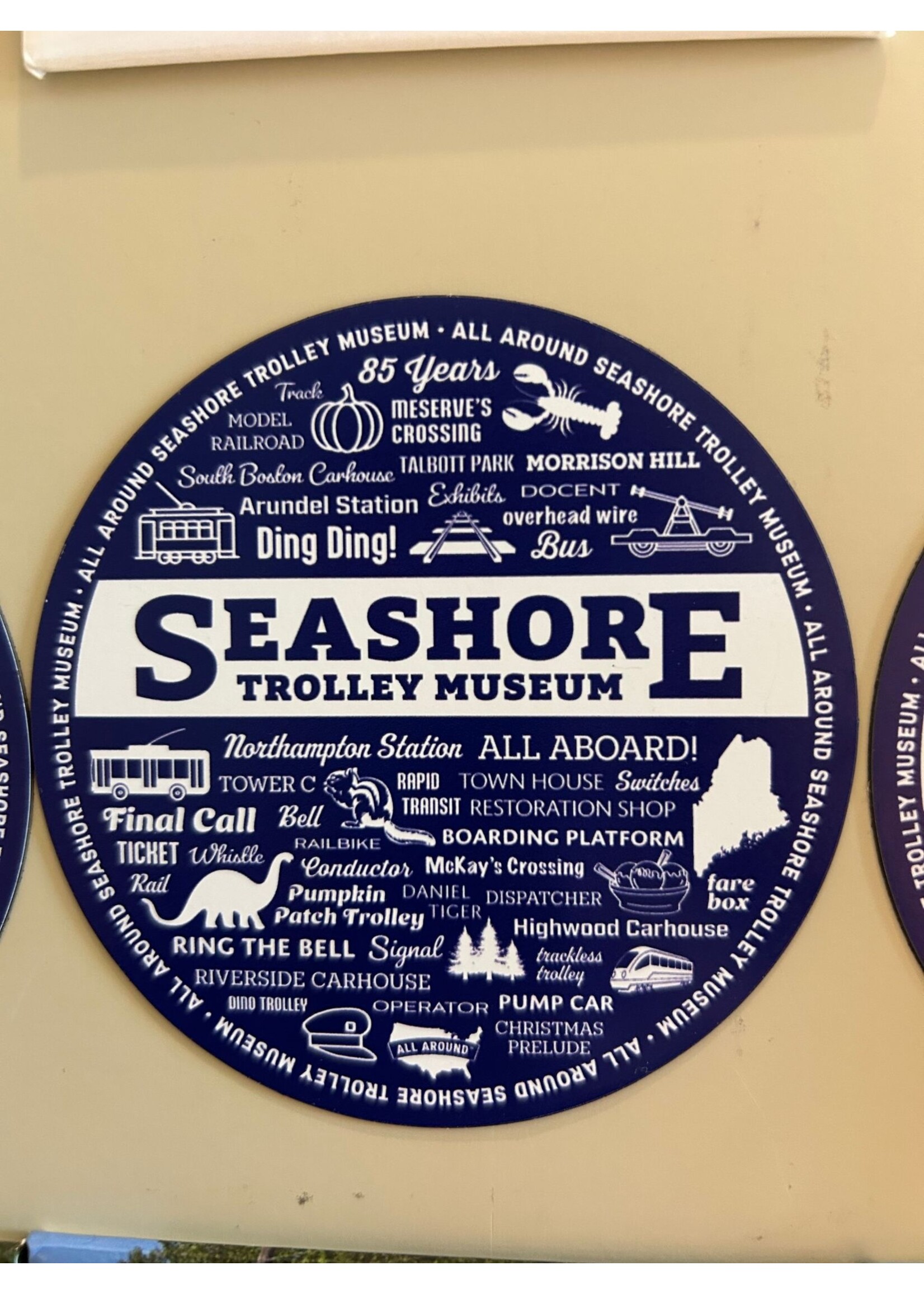 Happy Place Magnet 3.5" Round