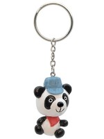 Panda Engineer Bobble Head Keychain