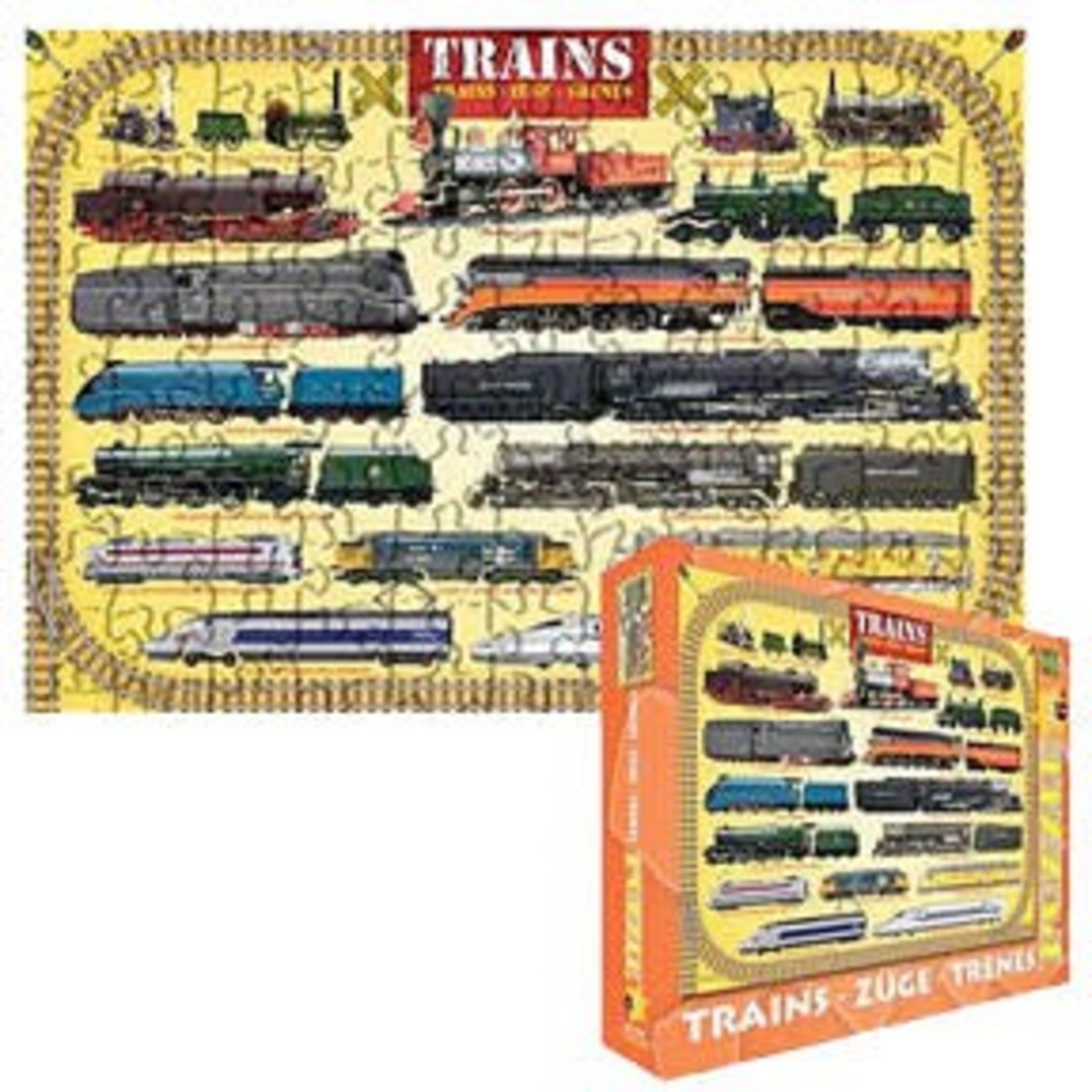 Children's 100 Piece Trains Puzzle