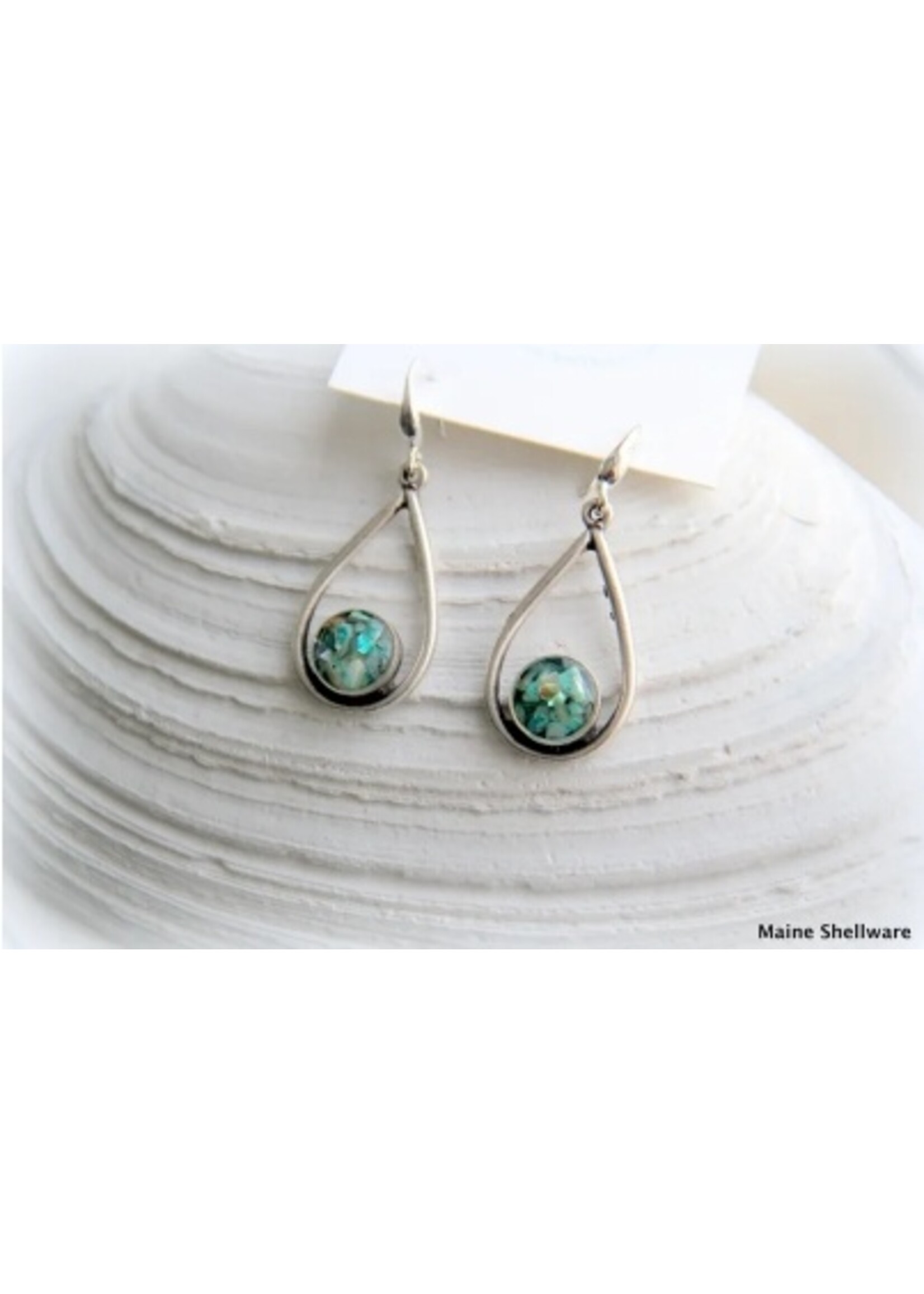 Maine Shellware Maine Shellware Tear Drop Earrings