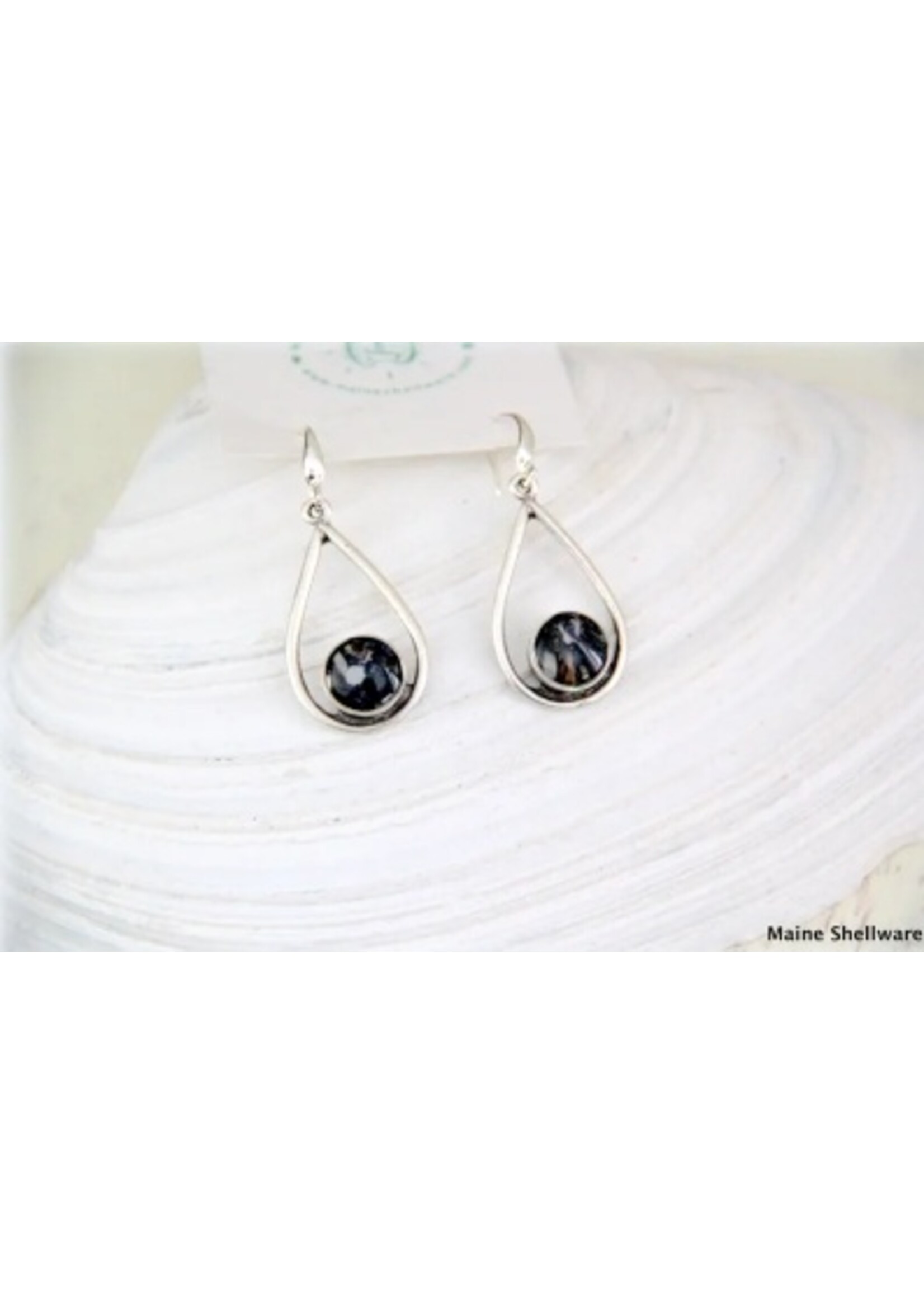 Maine Shellware Maine Shellware Tear Drop Earrings