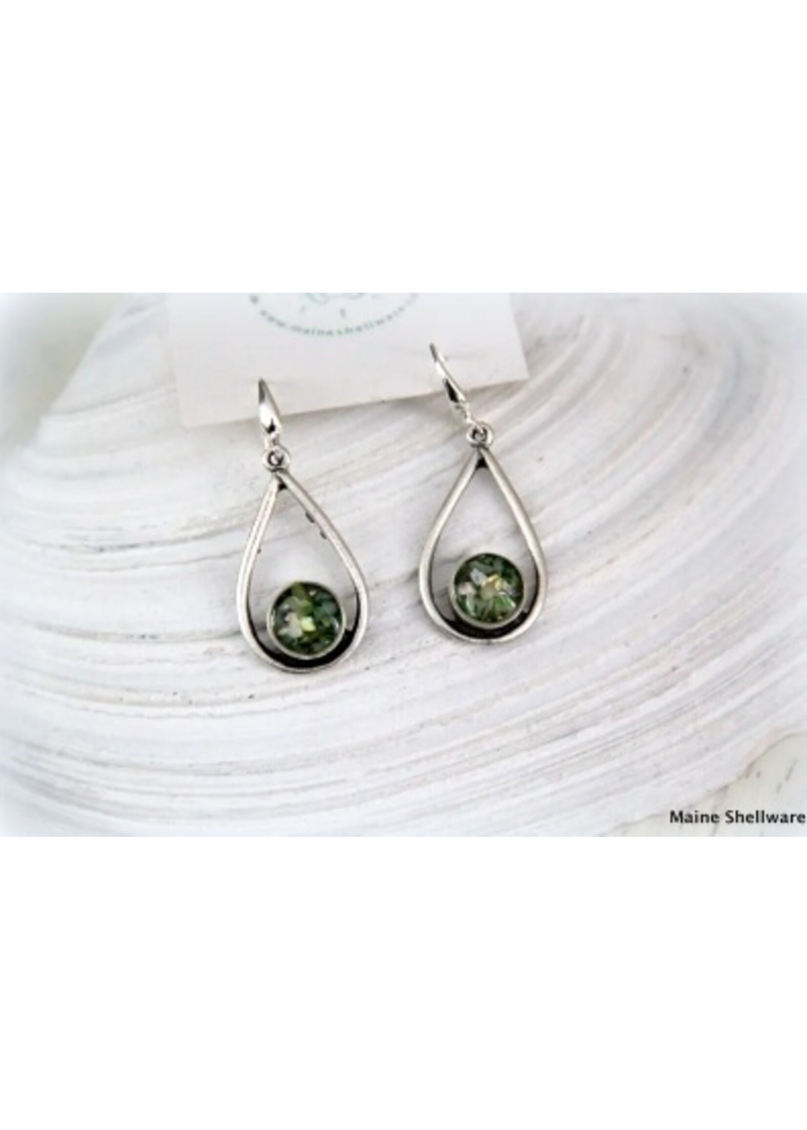 Maine Shellware Maine Shellware Tear Drop Earrings