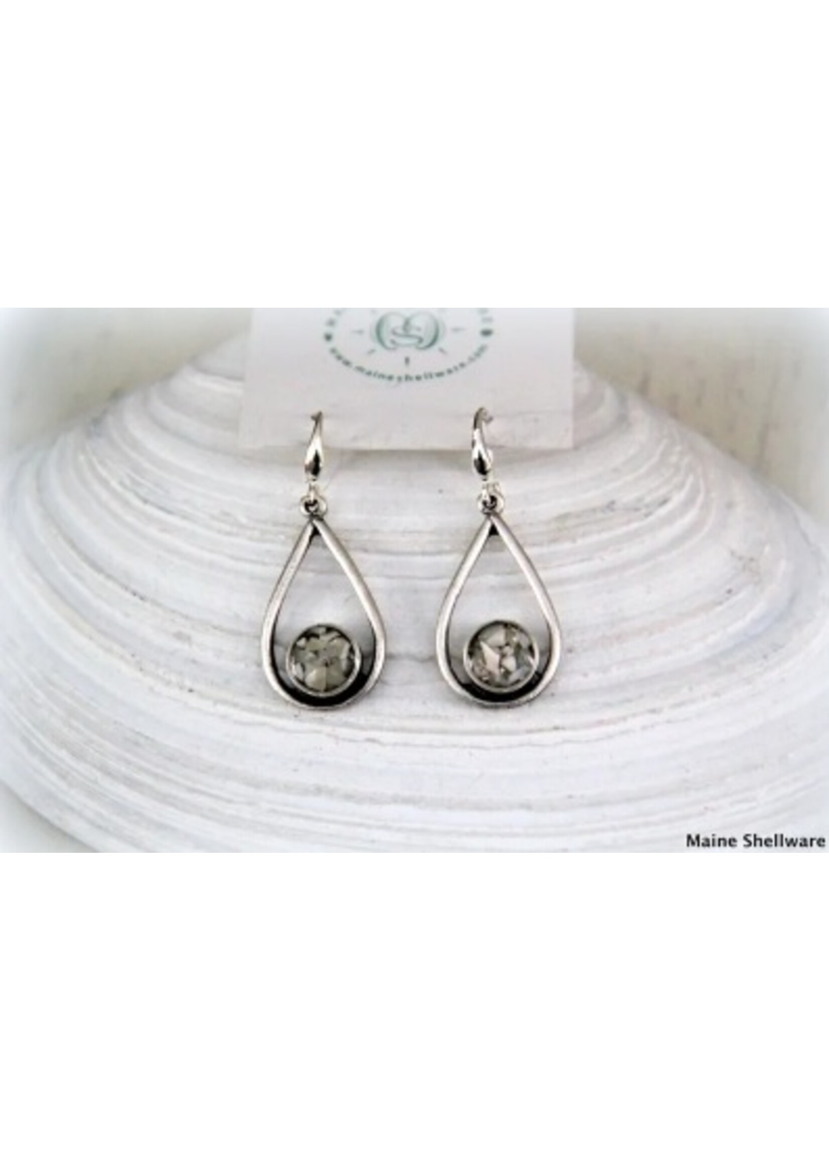Maine Shellware Maine Shellware Tear Drop Earrings