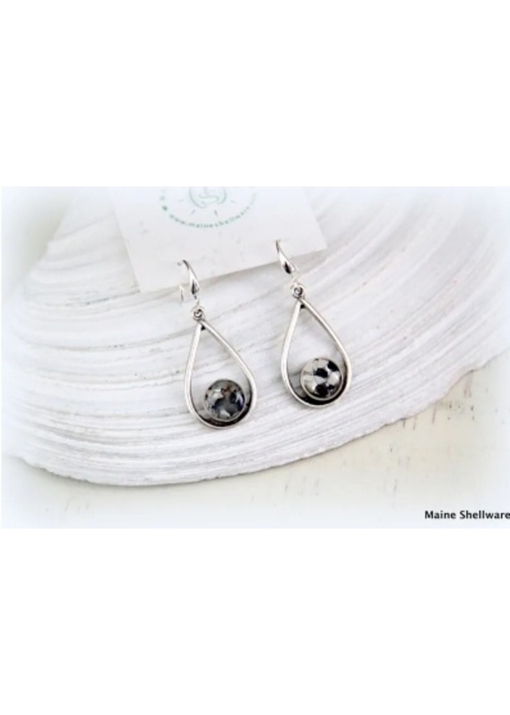 Maine Shellware Maine Shellware Tear Drop Earrings