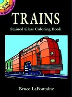 Little Activity BookTrains Stained Glass Coloring Book