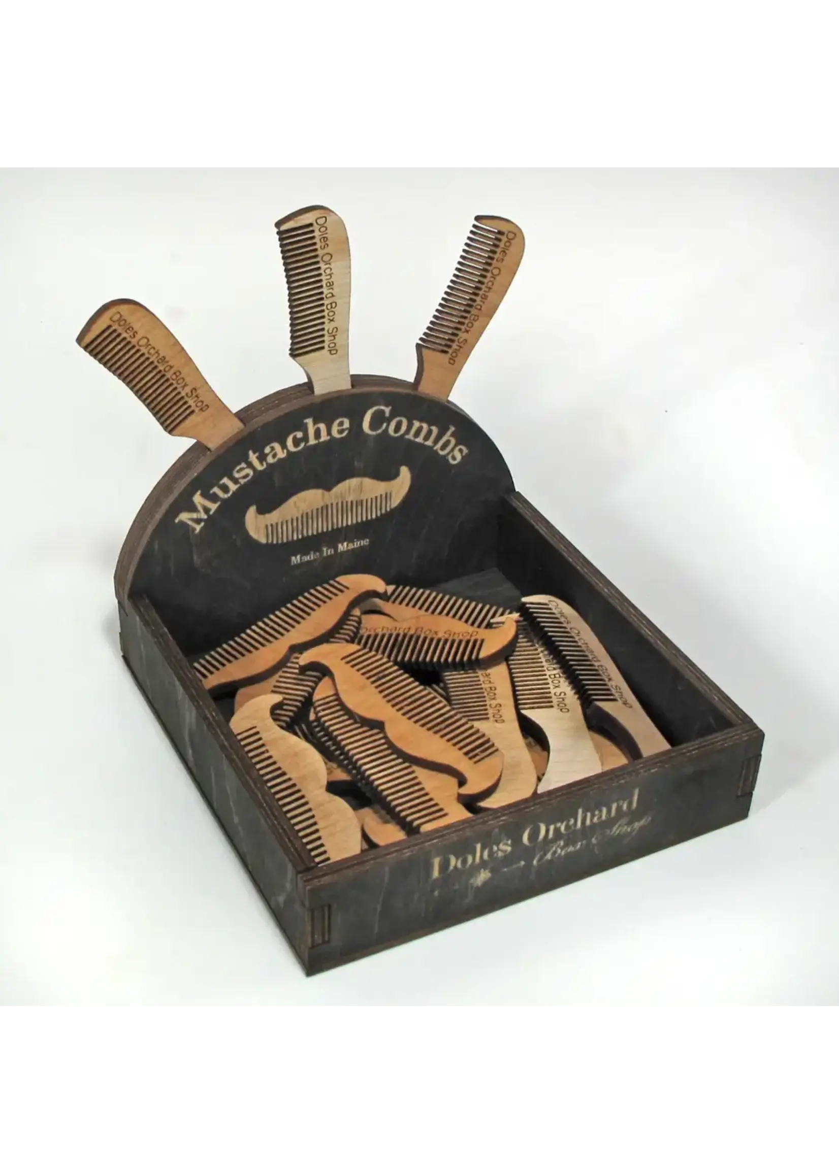 Doles Ridge Box Shop Mustache Combs