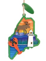 State of Maine Scene Ornament