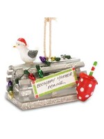Lobster Trap with Lights Ornament
