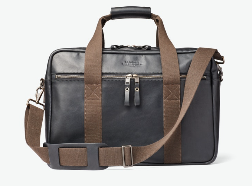 filson leather duffle