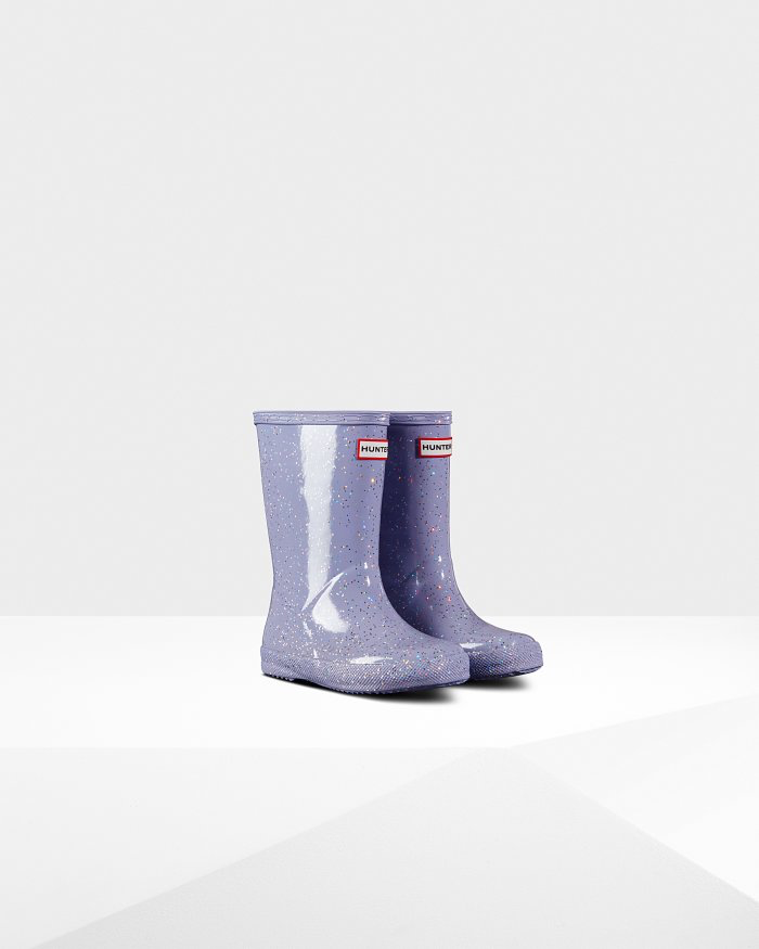 kids glitter rain boots