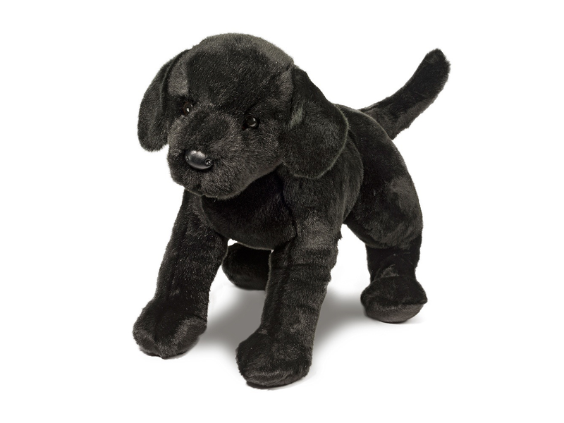 black lab stuffed toy