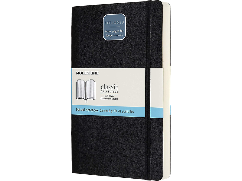 Moleskine Softcover Dotted 5 x 8.25" 13x21 cm Double thick 400 pages