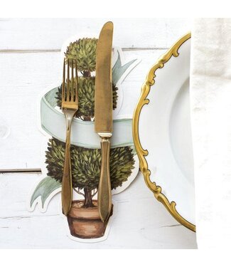 HESTER & COOK TOPIARY PAPER TABLE ACCENT
