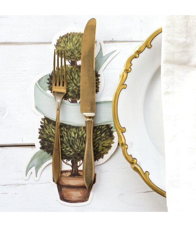 HESTER & COOK TOPIARY PAPER TABLE ACCENT