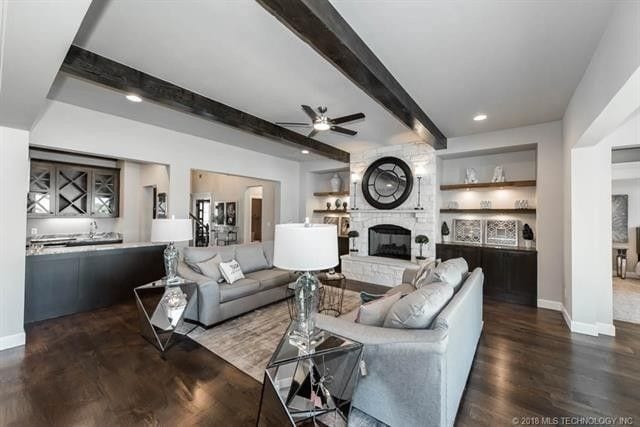 CastleRock builders Steve Wright home in Tulsa staged by Amber Marie and Co