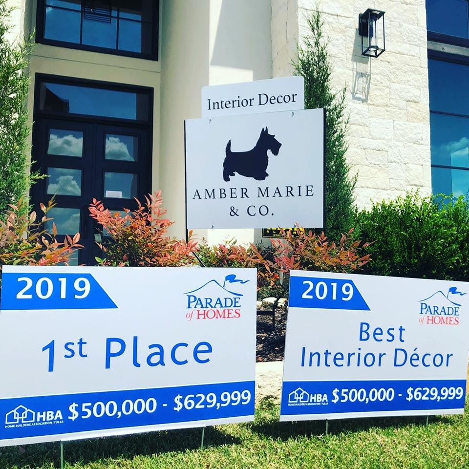 Winner of Tulsa Home Builders Association Home Decor 2019