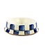 MACKENZIE CHILDS Royal Check Enamel Cat Dish
