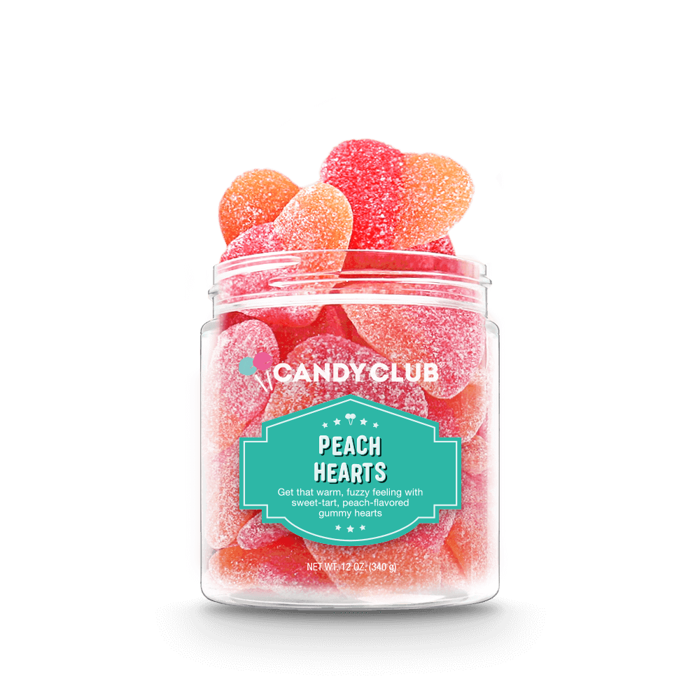 Candy Club Candy - Peach hearts