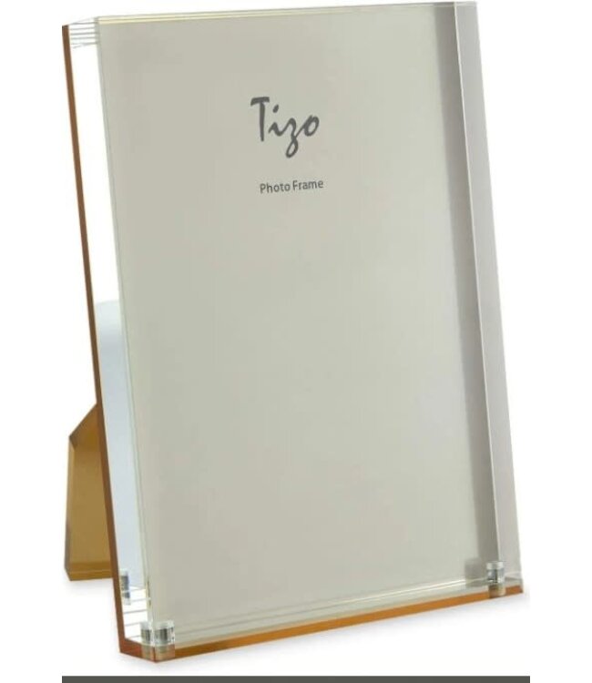 TIZO Lucite Frame - Gold Back 8x10