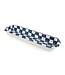 MACKENZIE CHILDS Royal Check Enamel Baguette Dish