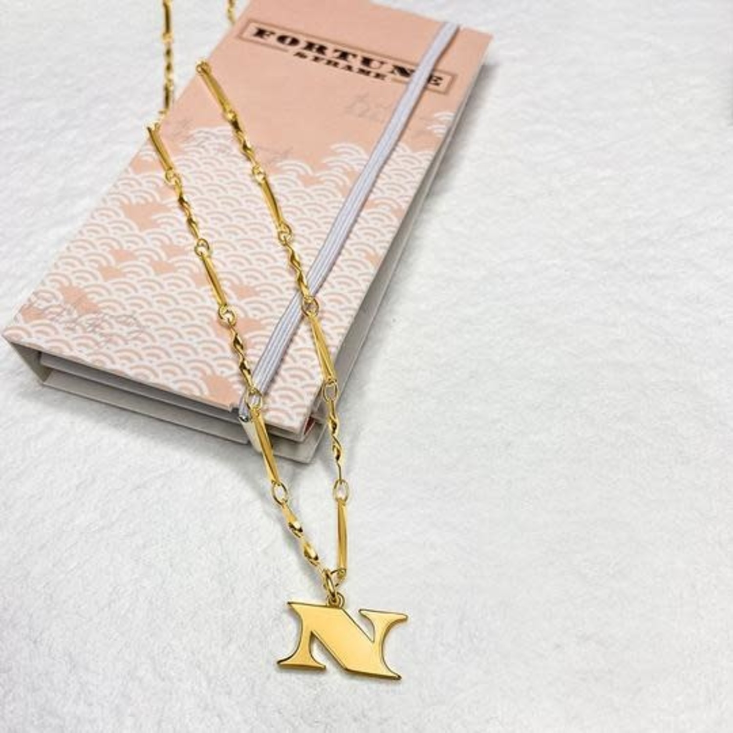 Letter Necklaces Gold