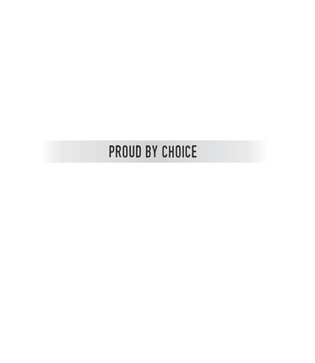 "Proud By Choice" Silver Embracelet