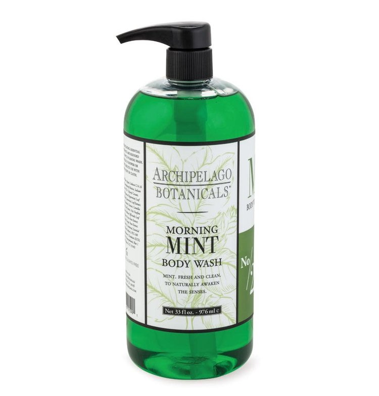 ARCHIPELAGO BOTANICALS Morning Mint 33oz Body Wash Amber Marie and