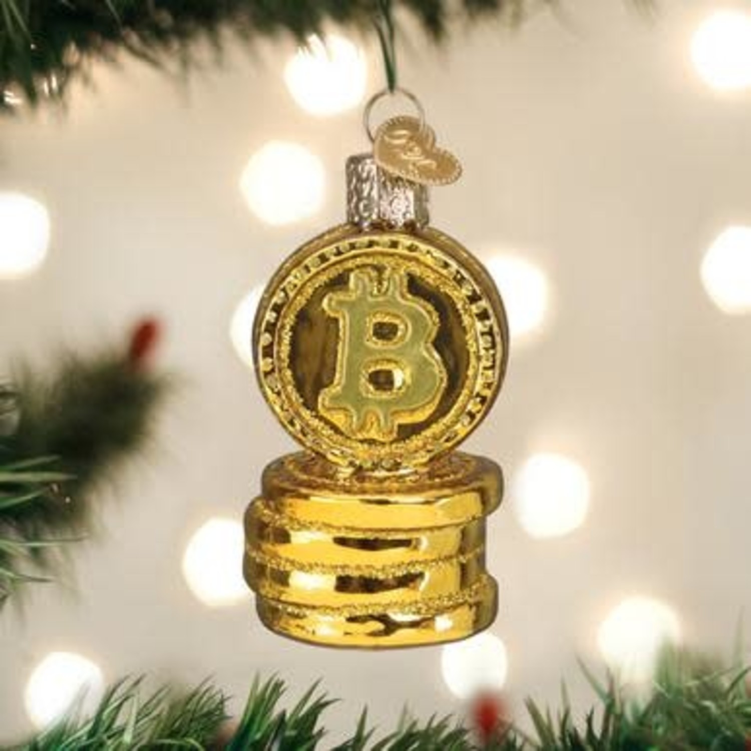Old World Christmas Bitcoin Ornament Amber Marie And Company