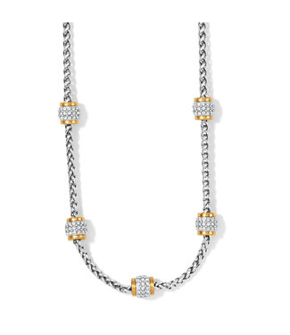 BRIGHTON Meridian Petite Short Necklace Silver-Gold