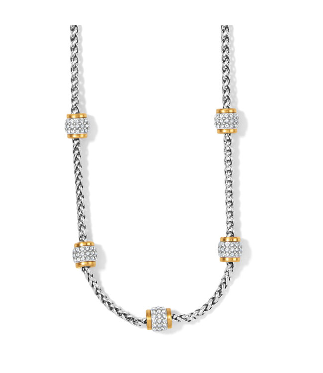 BRIGHTON Meridian Petite Short Necklace Silver-Gold