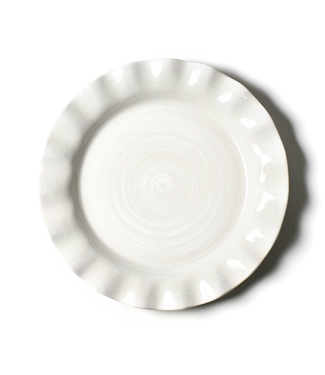 HAPPY EVERYTHING Signature 11 Ruffle Plate White