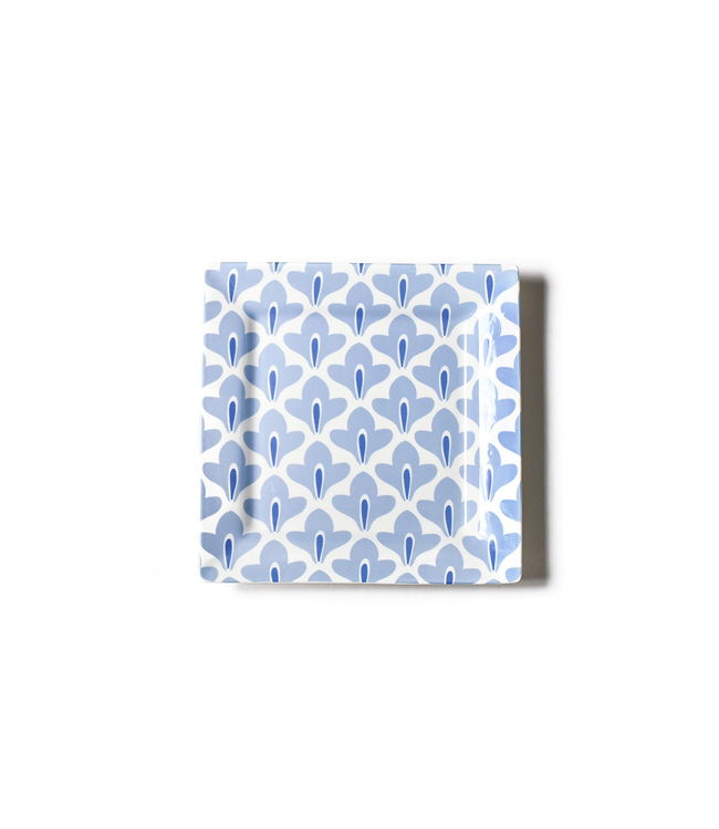 Iris Blue Sprout Square Platter