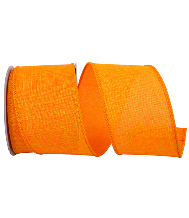 Ribbon - Everyday Linen Value Wired Edge, 2-1/2 Inch, 10 Yards