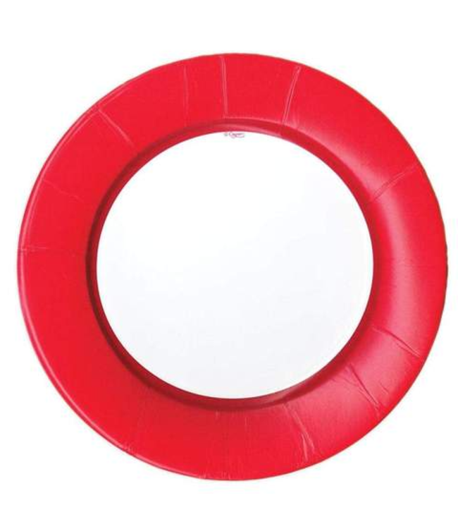 Linen Red - Dinner Plates