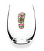 Jeweled Stemless Wine Glass