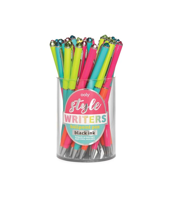 Style Writers Metal Ballpoint Pens - Neon