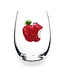 Jeweled Stemless Wine Glass