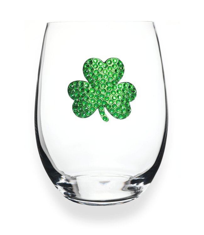 Jeweled Stemless Wine Glass