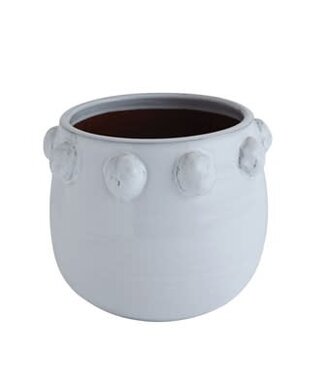 Terra-cotta Planter with Raised Dots