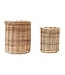 Hand-Woven Wicker Basket/Container, Natural