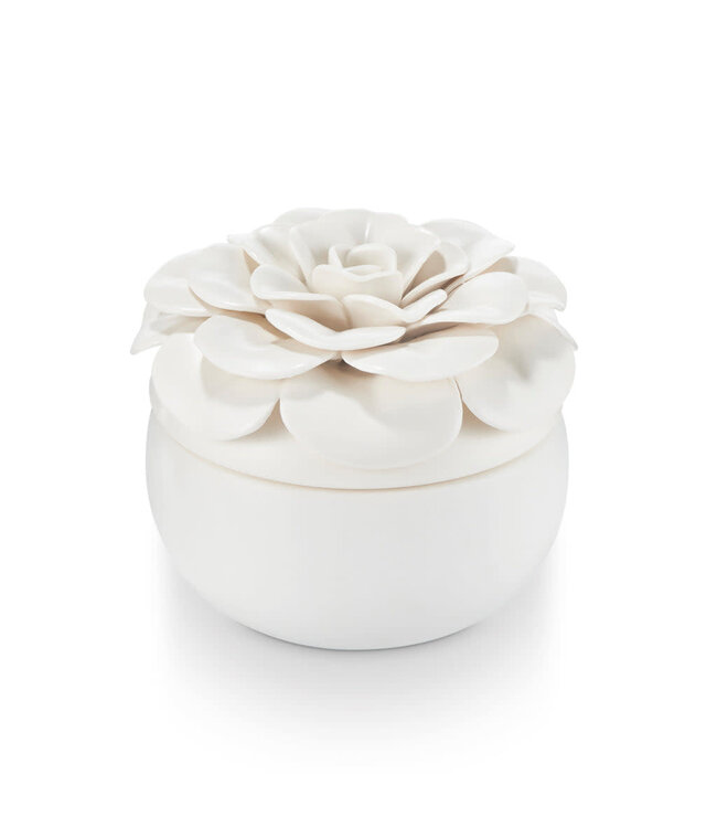 Ceramic Flower Candle