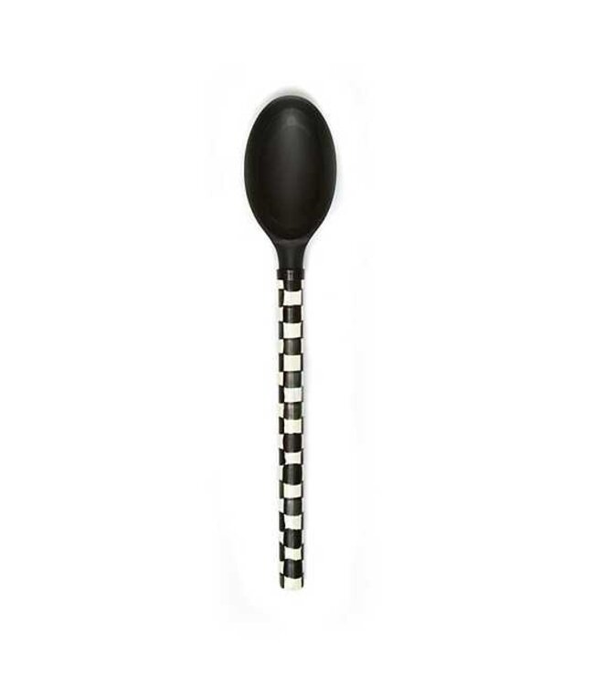 MACKENZIE CHILDS Courtly Check Spoon Black