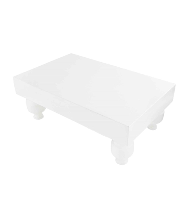 White Serving Stand