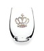 Jeweled Stemless Wine Glass
