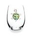 Jeweled Stemless Wine Glass